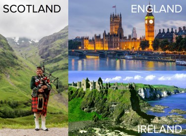 Scotland England Ireland